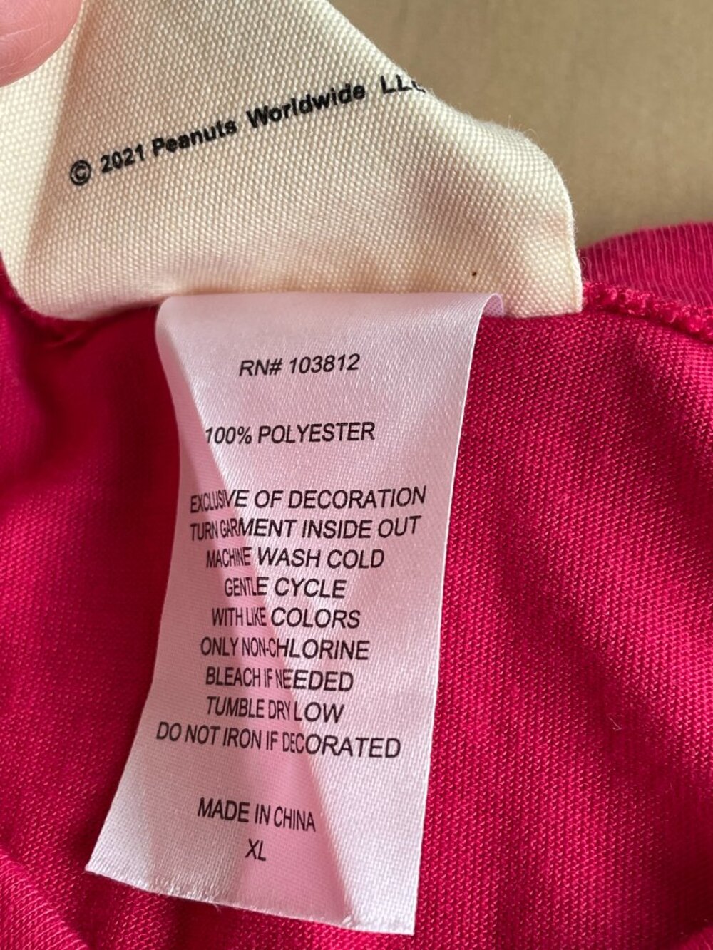 Entire Closet $5! XL Nite Nite Munki Munki Peanuts Snoopy Christmas PJs - Picture 5 of 16